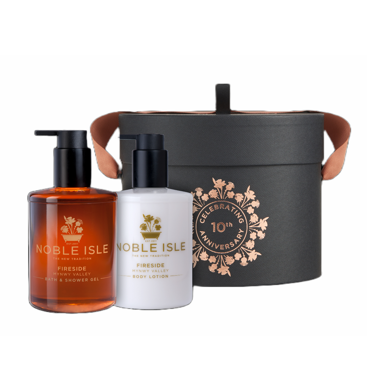 Noble Isle Fireside Shower Gel and Lotion Set