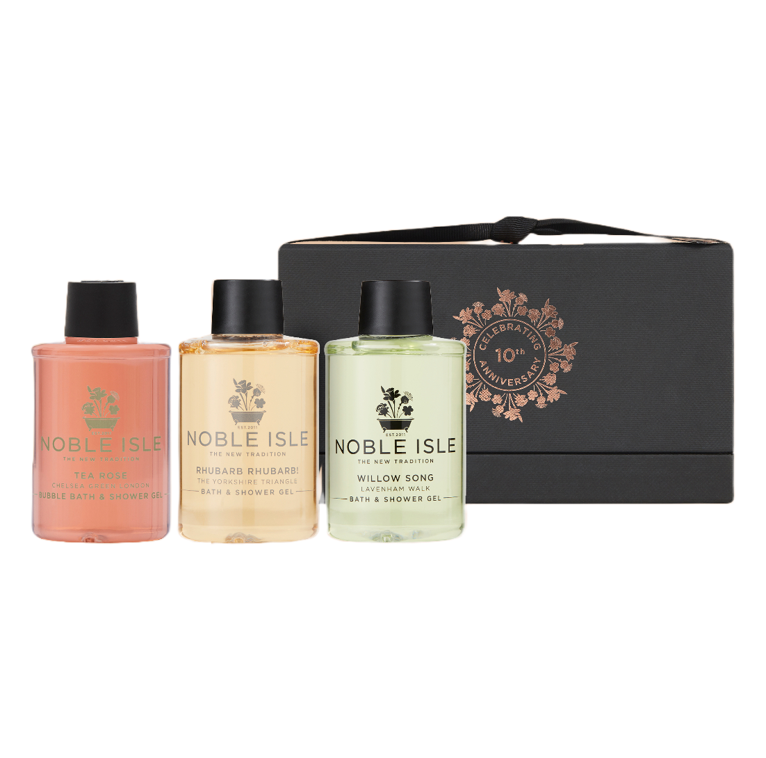 Noble Isle Fresh and Clean Bath and Shower Trio