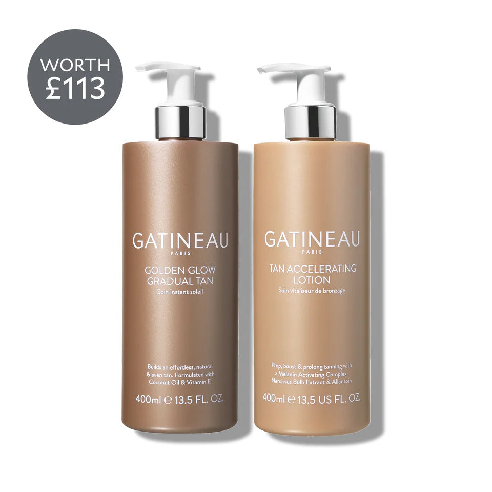 Gatineau Golden Glow Gradual Tan &amp; Tan Accelerating Lotion Duo 400ml