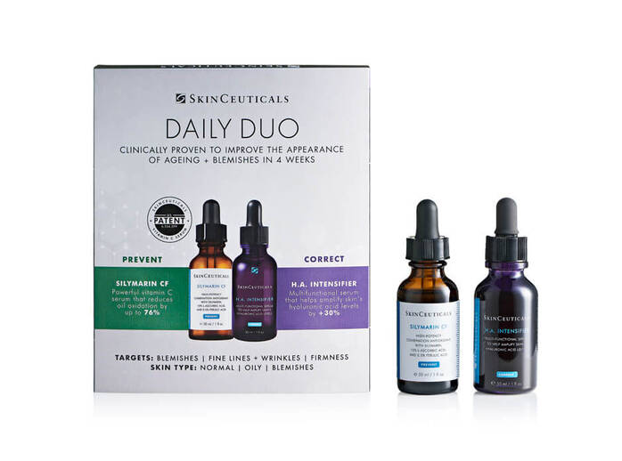 SkinCeuticals Daily Duo Silymarin CF Kit for Normal, Oily and Blemish-Prone Skin