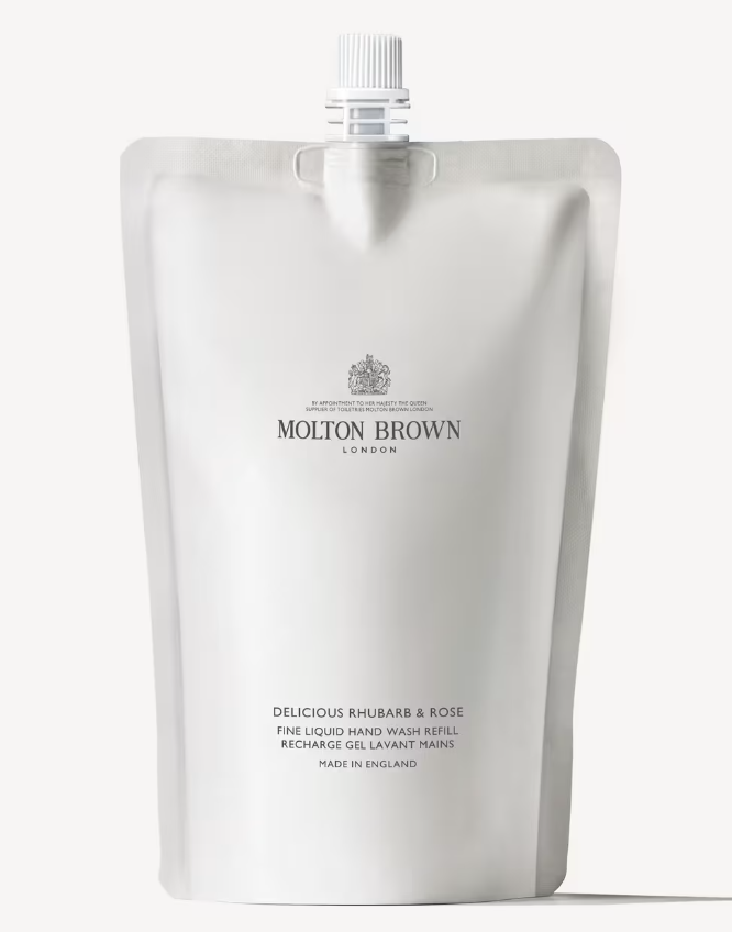 Molton Brown Delicious Rhubarb &amp; Rose Fine Liquid Hand Wash Refill 400ml
