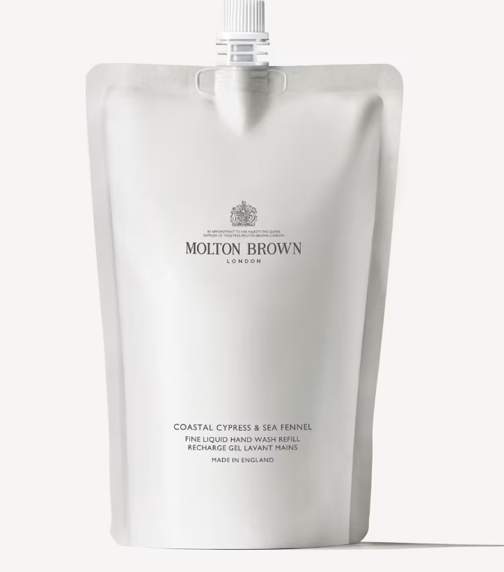 Molton Brown Coastal Cypress &amp; Sea Fennel Fine Liquid Hand Wash Refill 400ml