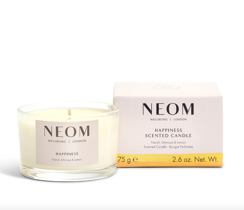 NEOM Wellbeing Happiness Candle - Travel