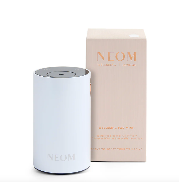 NEOM Wellbeing Pod Mini+ Waterless Essential Oil Diffuser in White