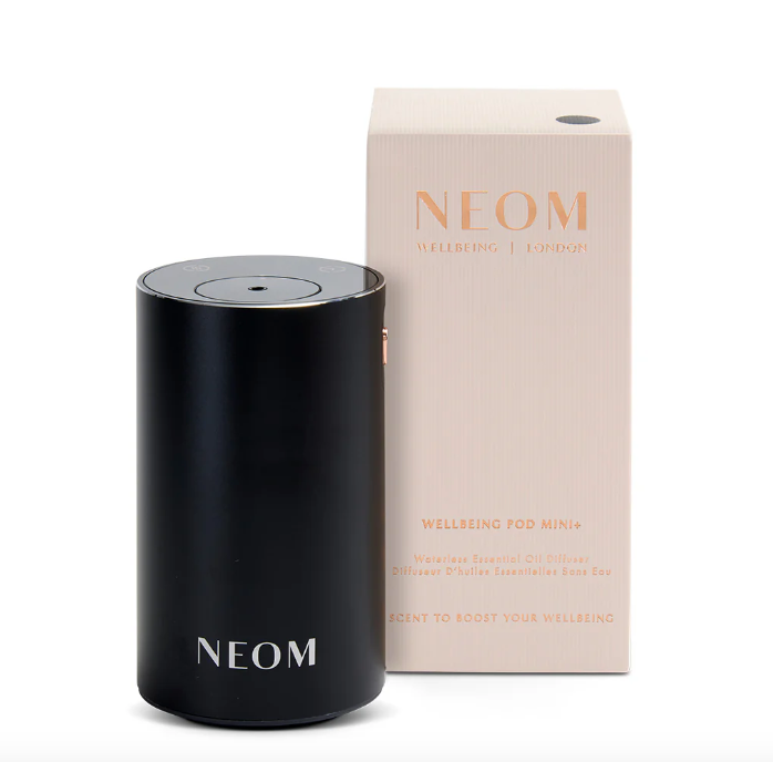 NEOM Wellbeing Pod Mini+ Waterless Essential Oil Diffuser in Black