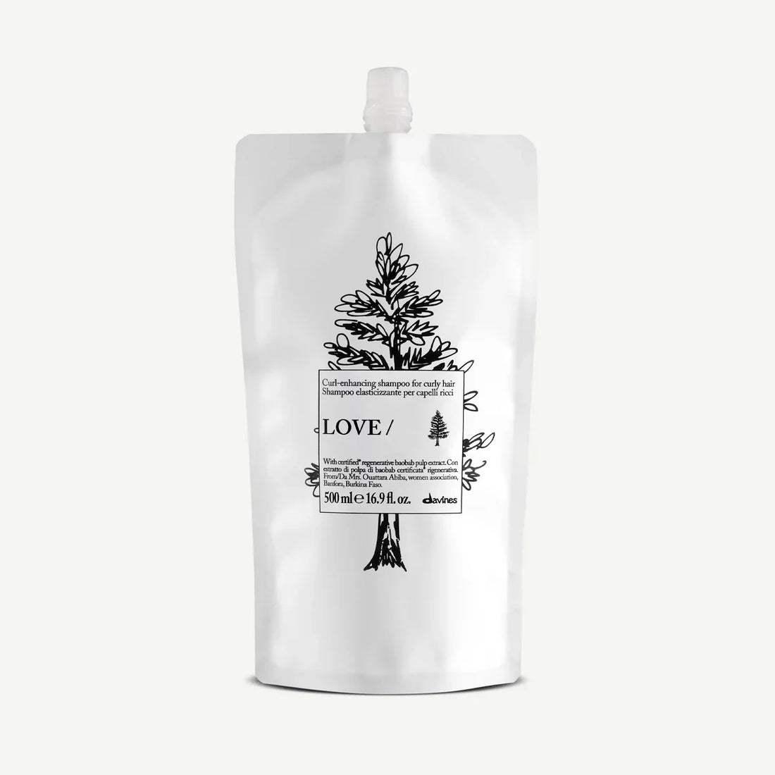Davines LOVE Curl Shampoo Refill - 500ml