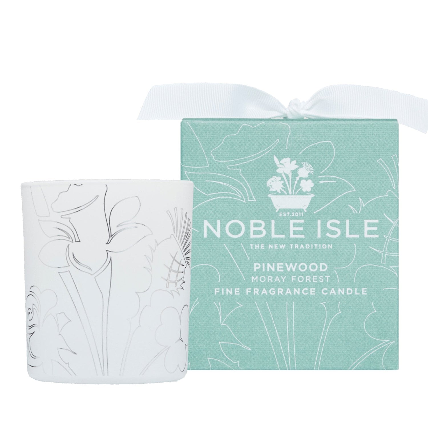 Noble Isle Pinewood Single Wick Candle - 200g